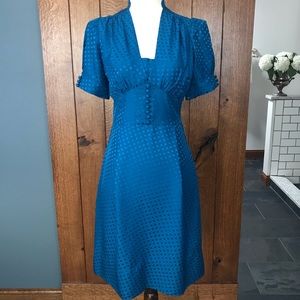 {Banana Republic} Silk Polkadot Swing vintage 1940